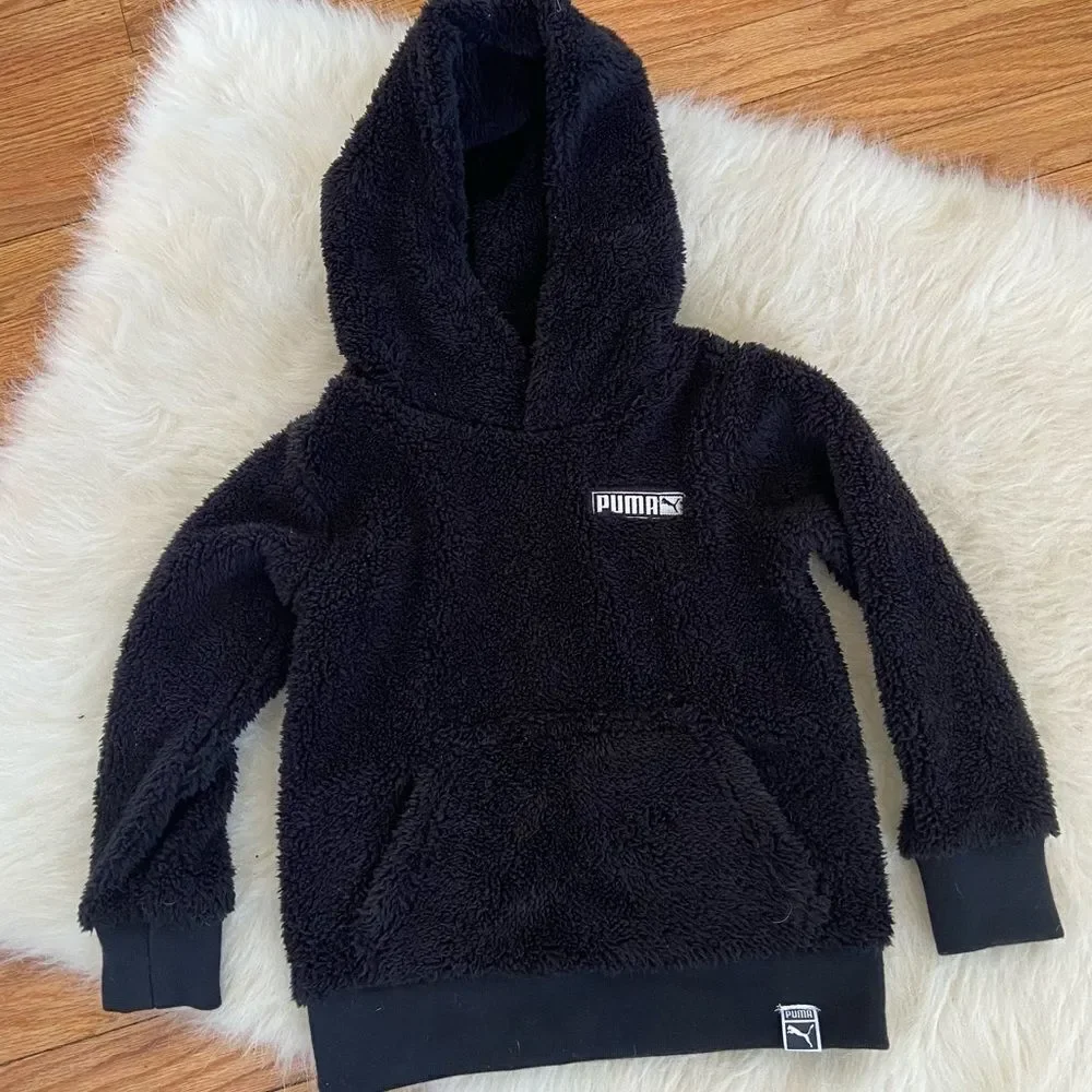 NWOT Puma Toddler Boy Fuzzy Pullover Hoodie - Picture 1 of 7